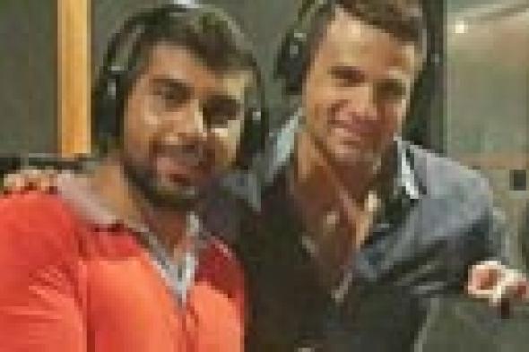 بالصور: محمد نور وآدم في دويتو بسبب "دوائر الحب"