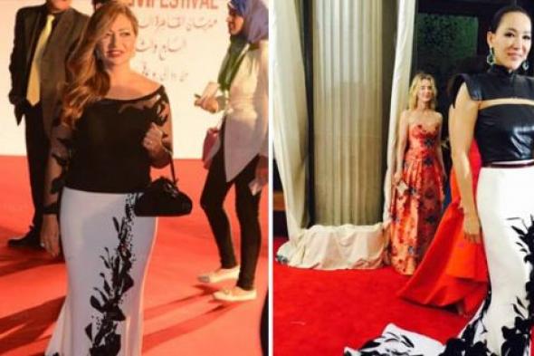 صورة- هاني البحيري متهم بسرقة فستان ليلى علوي في افتتاح مهرجان القاهرة 37