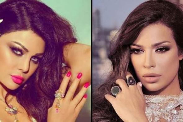 بالصور- هيفاء وهبي و نادين  نجيم بنفس الفستان أيهما أجمل؟