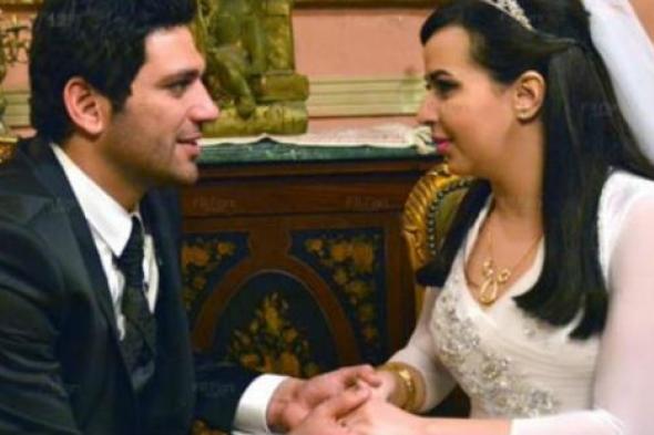 بالفيديو - أولى لحظات حفل زفاف إيمي سمير غانم وحسن الرداد