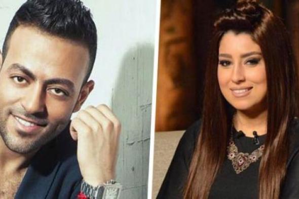 أيتن عامر تهنئ تامر عاشور على اقتراب موعد زفافه