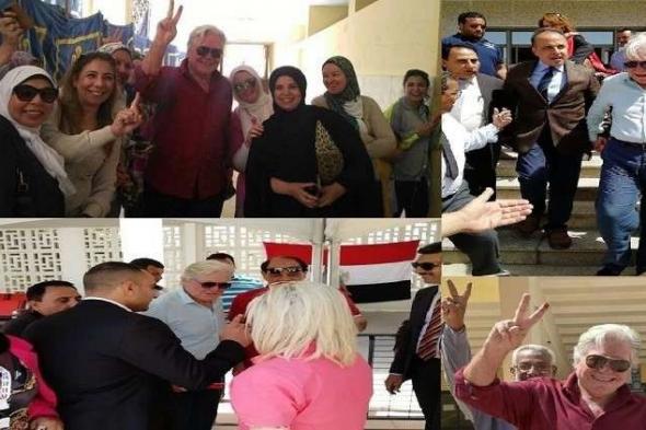 هل صوّت الفنان حسين فهمي مرتين في الانتخابات؟