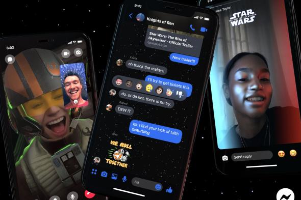 فيسبوك تطلق تأثيرات خاصة بفيلم Star Wars الجديد في مسنجر