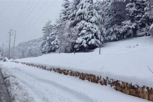 هذه الطرقات مقطوعة بسبب تراكم الثلوج #لبنان 
#Lebanon24
   via @Lebanon24